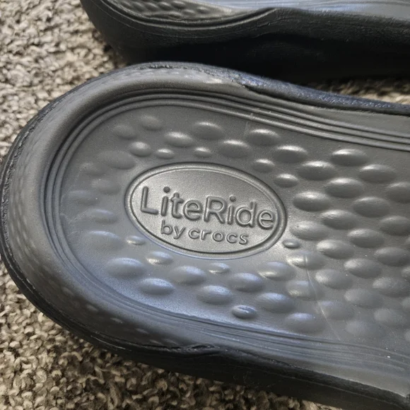 CROCS Black Slide Sandals - Picture 3 of 5